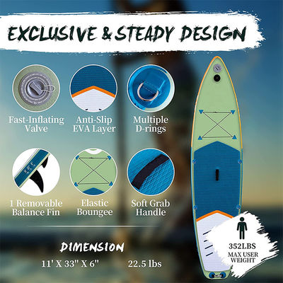 352LBS Touring Sup Board Inflatable Paddle Board For Surfing