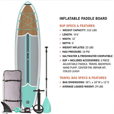 Custom Logo Touring Sup Board Inflatable Isup Paddleboard For Teens
