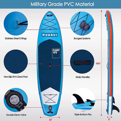 320LBS Capacity Inflatable Sup Stand Up Paddle With Anti - Slip EVA Deck